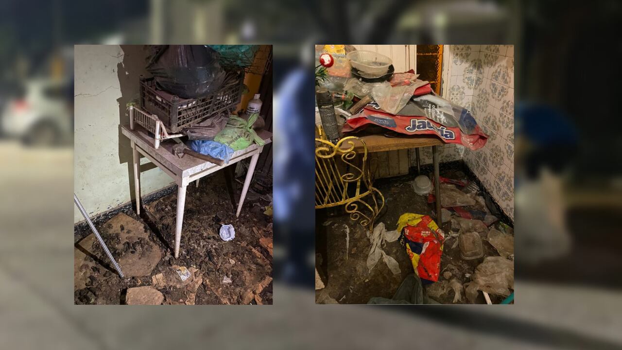 La "casa del horror" donde hallaron partes de animales en una heladera