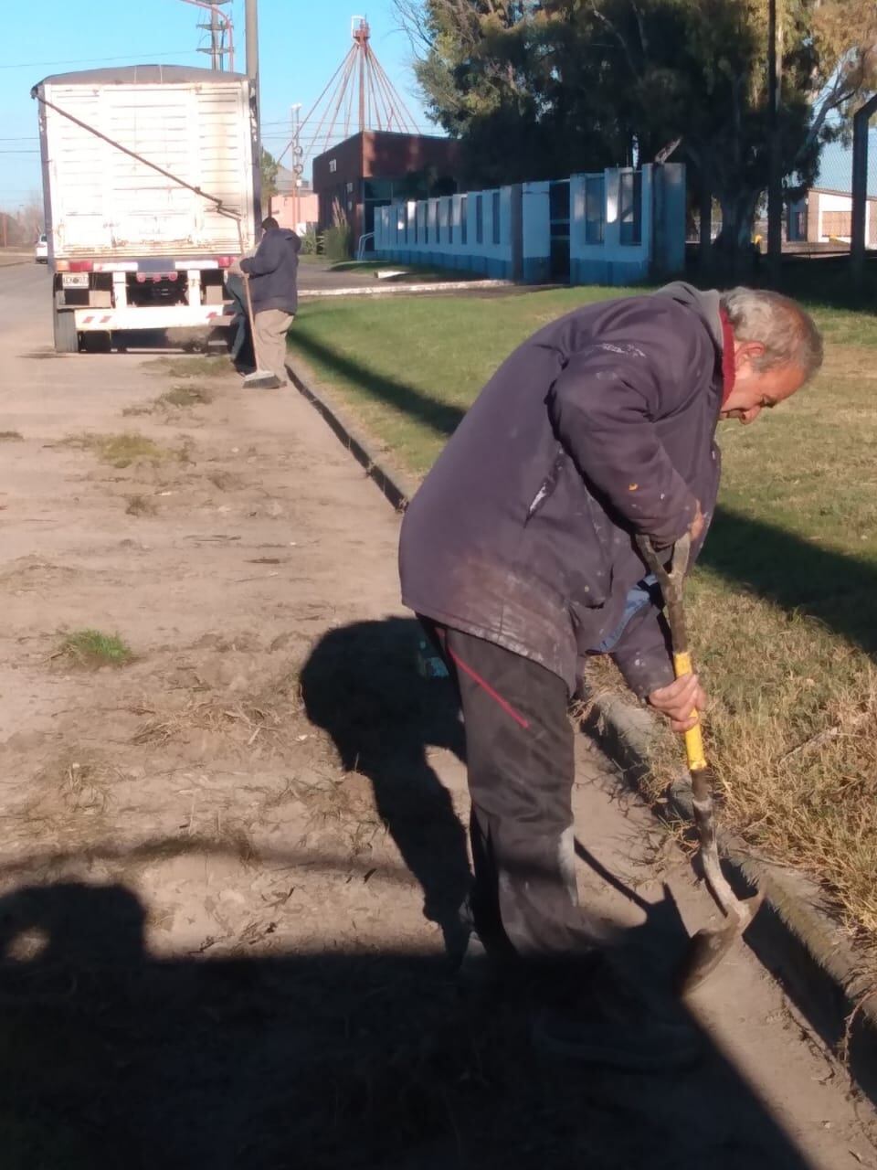 Trabajos de obras Públicas en Tres Arroyos