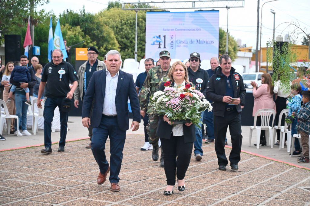 Acto 41 años de Malvinas en Arroyito