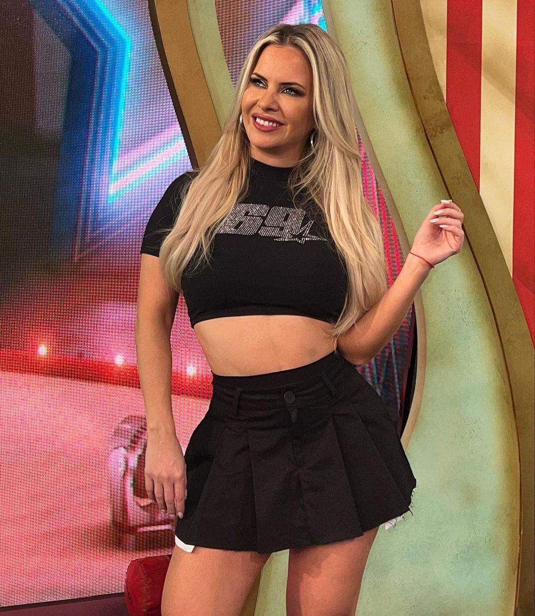 El look de Maglietti para la noche de Bendita TV. Foto: Instagram.