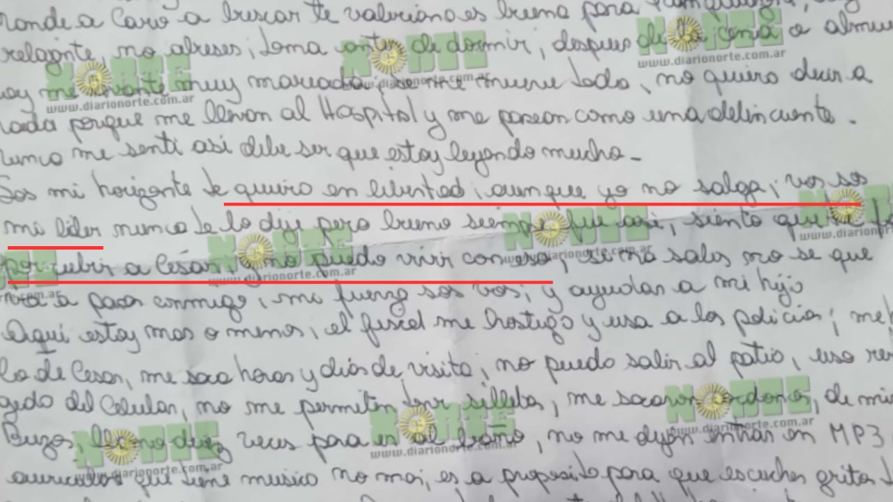 Marcela Acuña confesó que Cecilia Strzyzowski fue asesinada por César Sena y ella lo encubrió.