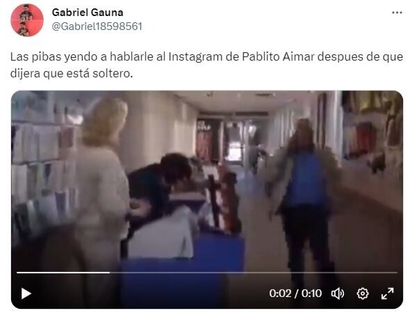 El cordobés confirmó que está soltero y los memes estallaron en Twitter.