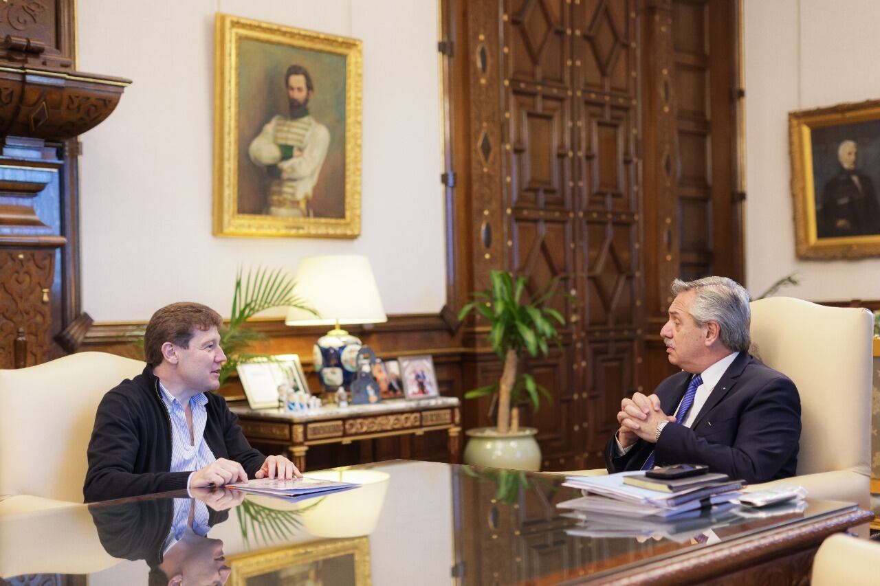 Durante la reunión, el mandatario provincial contó al presidente acerca de la situación de Tierra del Fuego.