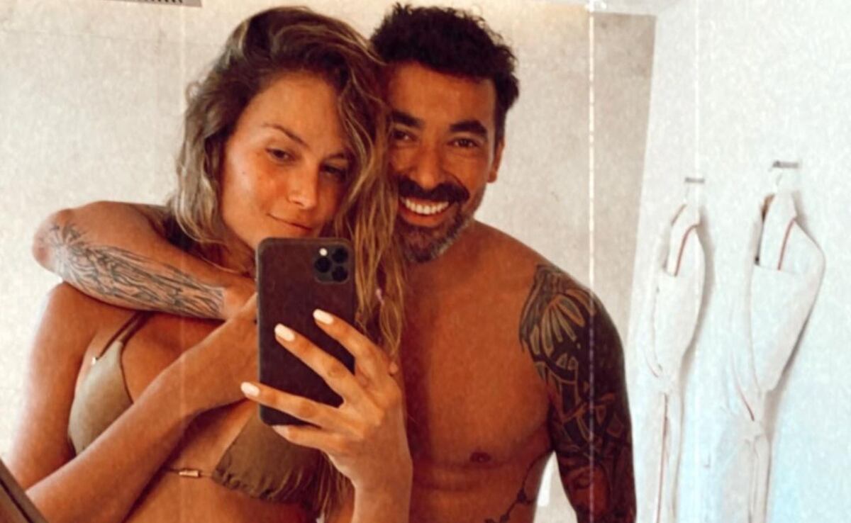 Ezequiel Lavezzi se reencontró con su ex Natalia Borges en plan de viaje