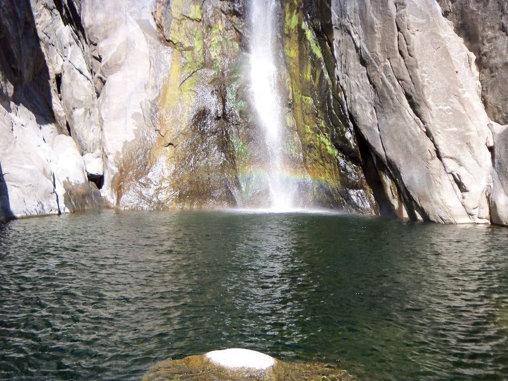 Salto escondido. San Francisco del Monte de Oro.