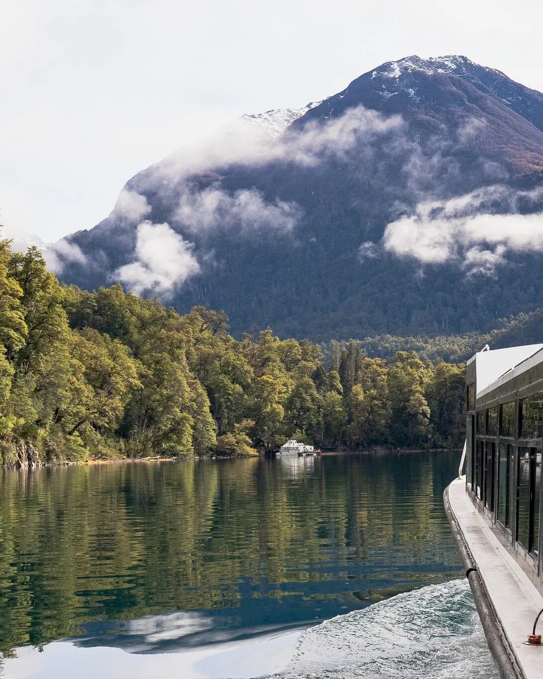 El maravilloso lago en Chubut