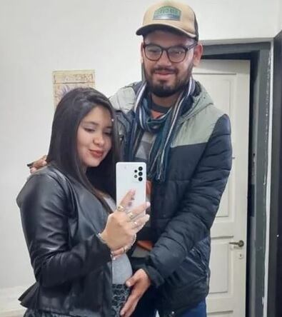 Florencia y Rodrigo serán los padres de Fausto Nicolás, el flamante socio de Club Sportivo Rivadavia.