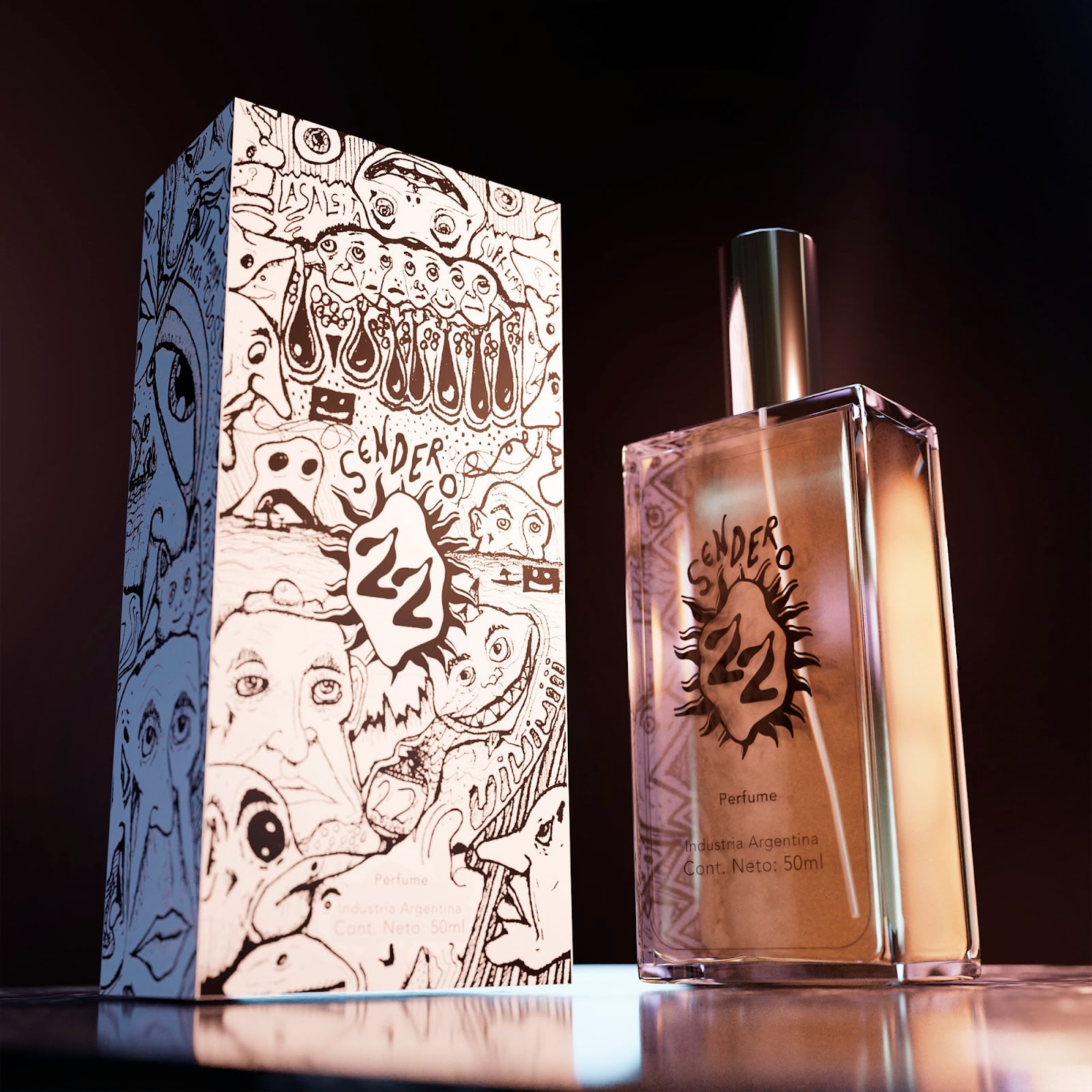 Bhavi lanzó su nuevo perfume "Sendero 22".