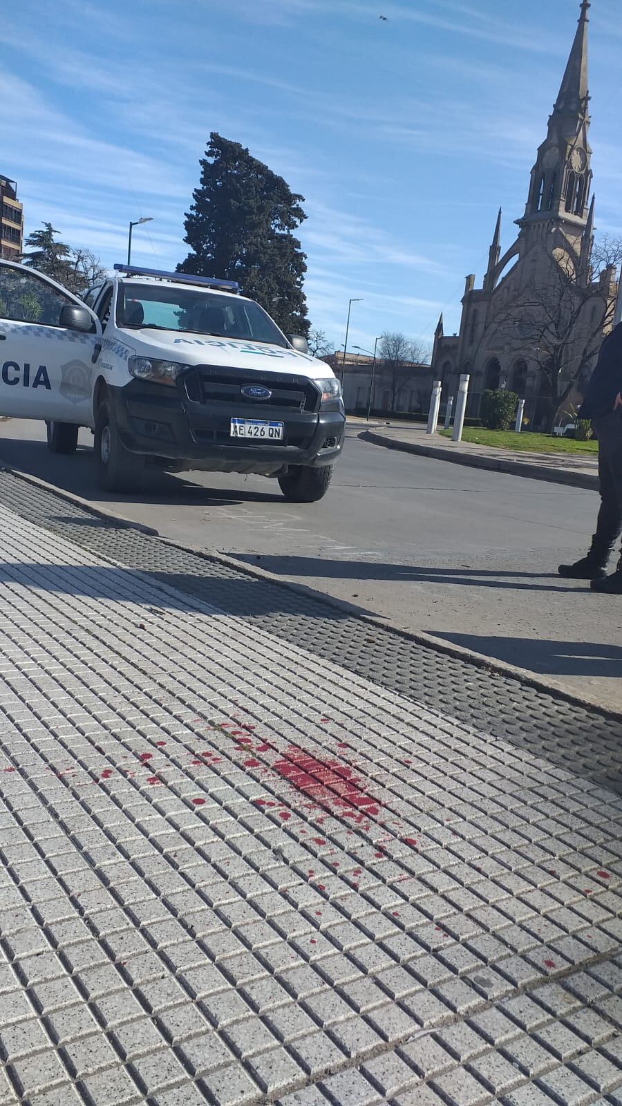 Agreden a un vendedor ambulante en la Plaza San Martín