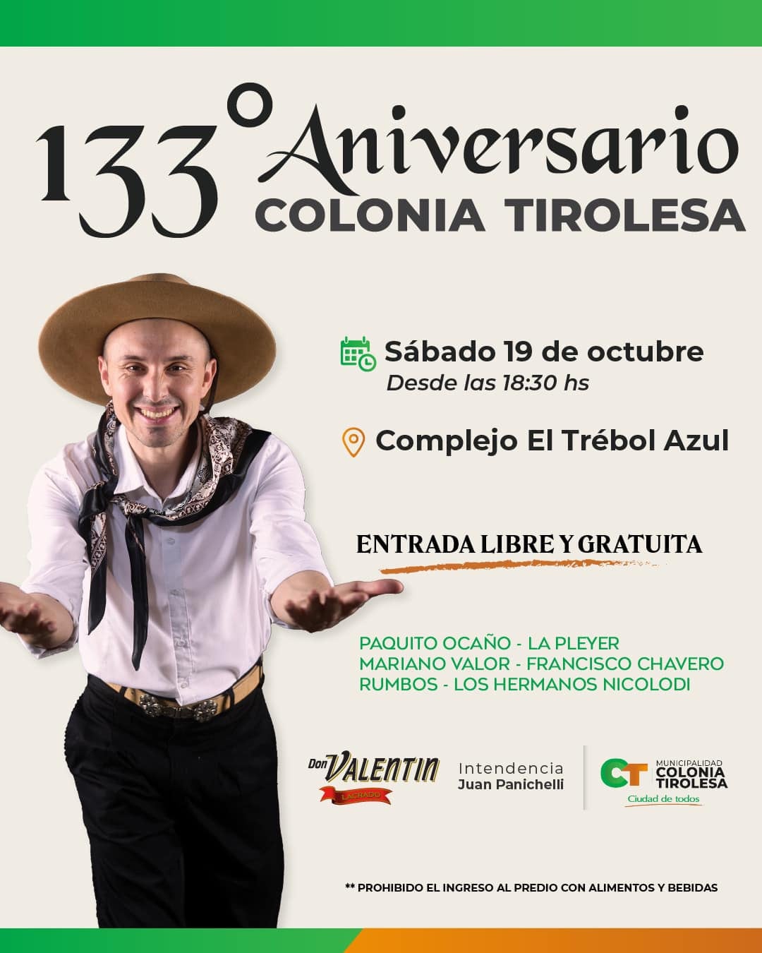 Colonia Tirolesa celebra su aniversario 133.