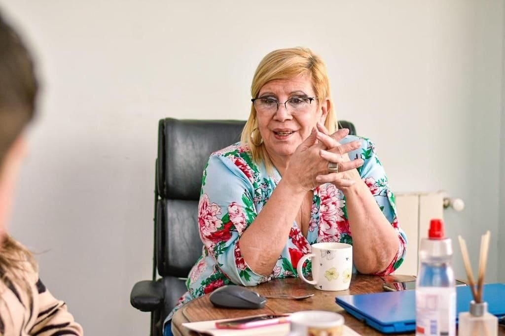 Estela Lavenia, representante de “Reencontrándonos”.