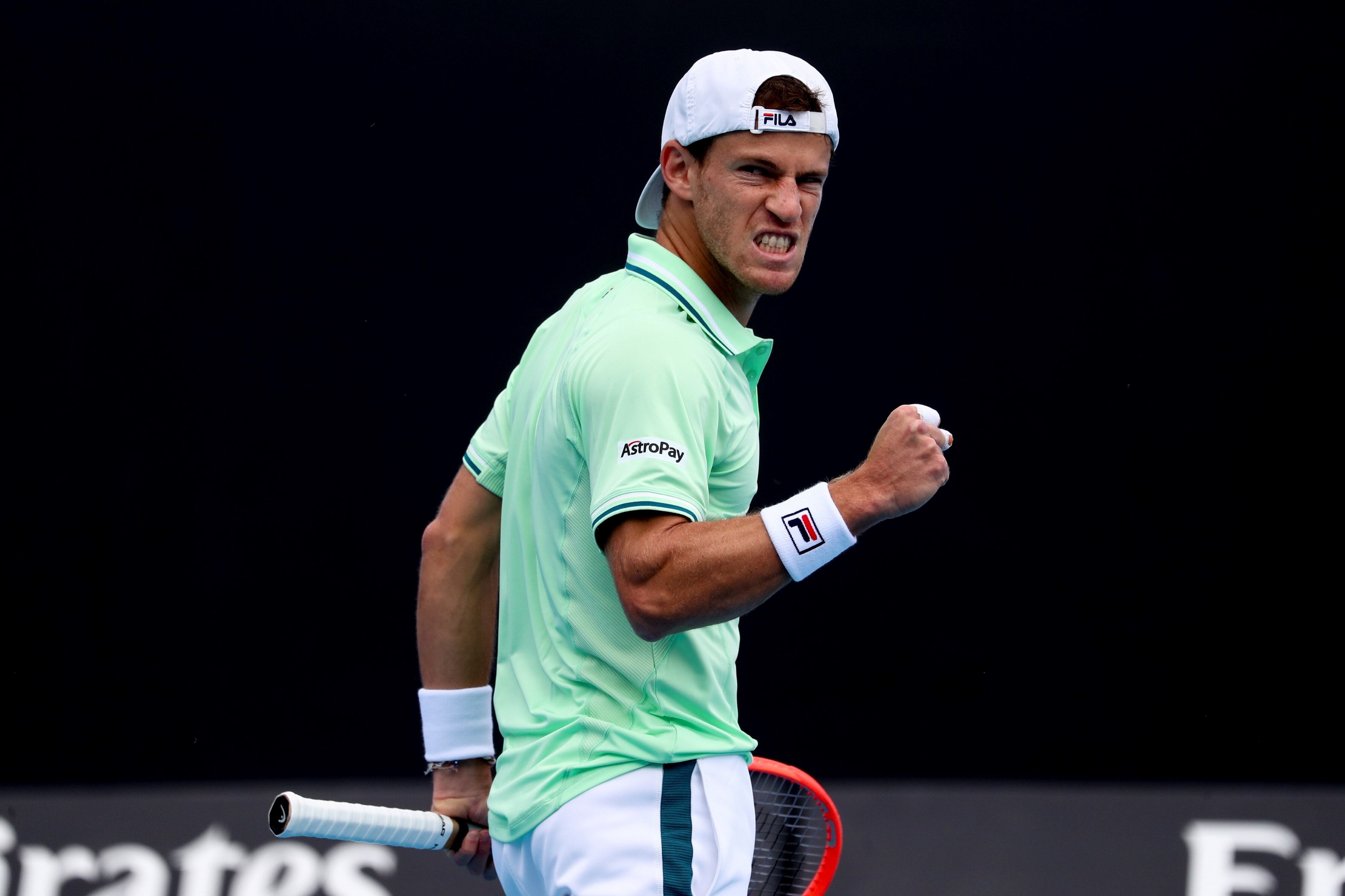 Diego Schwartzman ganó su primer duelo y avanzó en el Abierto de Australia.