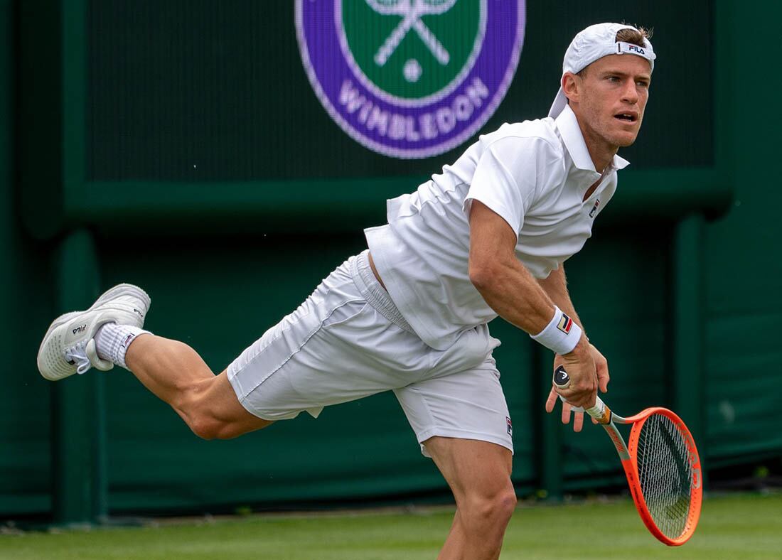 Diego Schwartzman avanza en Wimbledon.