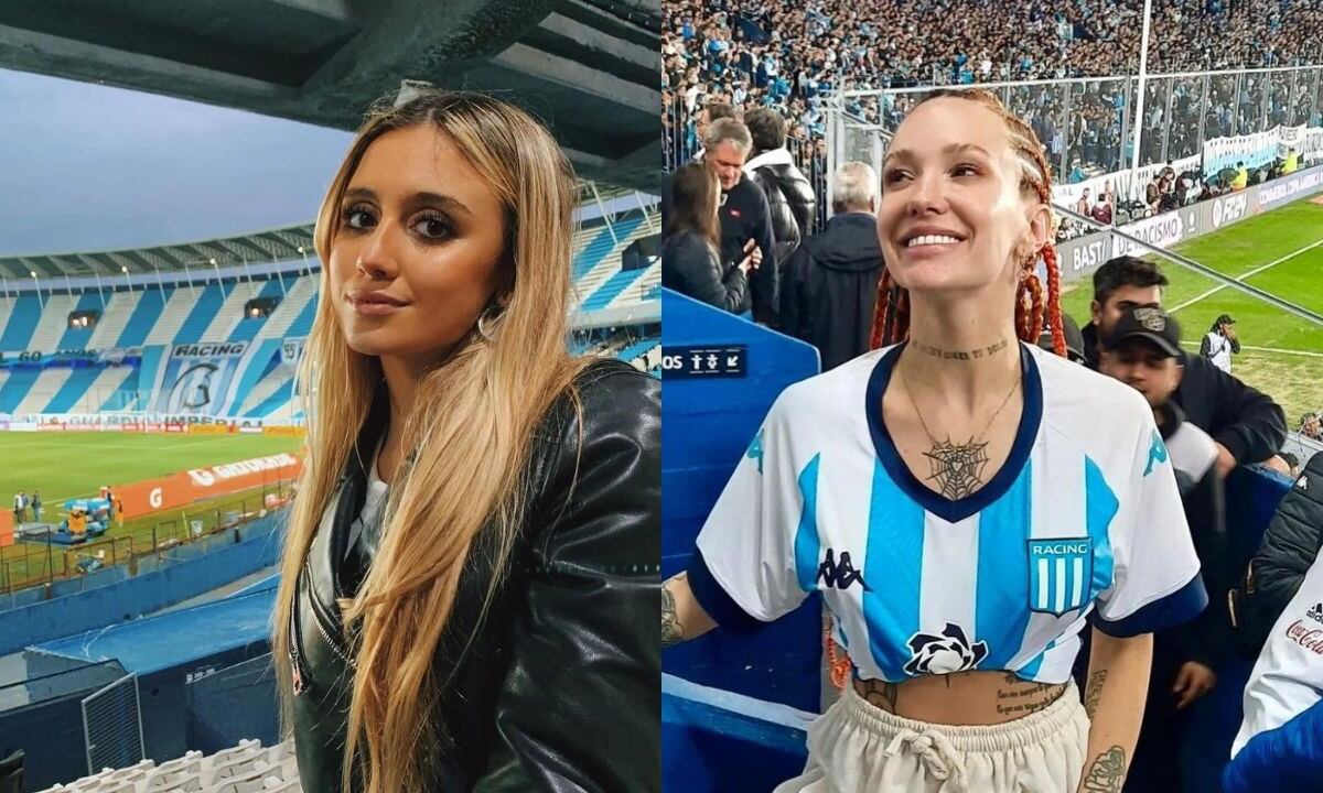 La amistad menos pensada: La Joaqui y More Beltrán fueron juntas a la cancha de Racing y grabaron un divertido video
