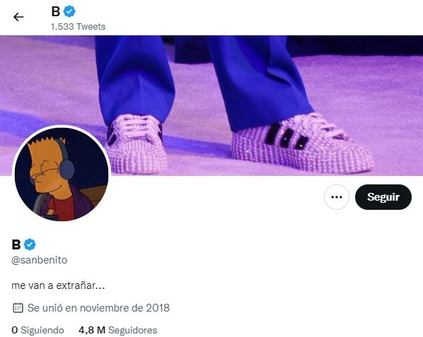 El primer cancelado del 2023: Bad Bunny dejó un llamativo mensaje y se alejó de sus redes sociales