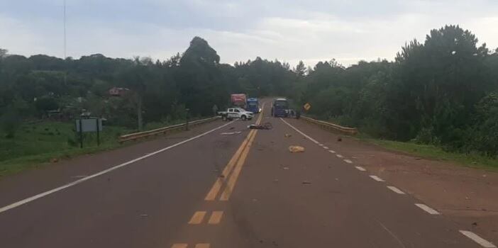 Accidente fatal en San Pedro: un motociclista fallecido.