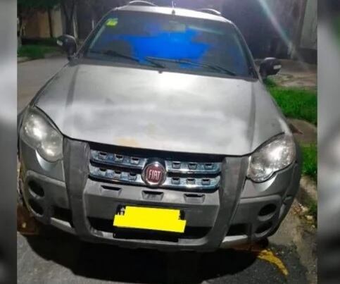 El auto que atropelló a Ciro en Dock Sud (Foto: gentileza Clarín)