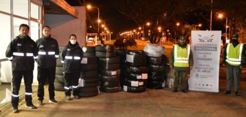 Incautan cubiertas de contrabando en Posadas.