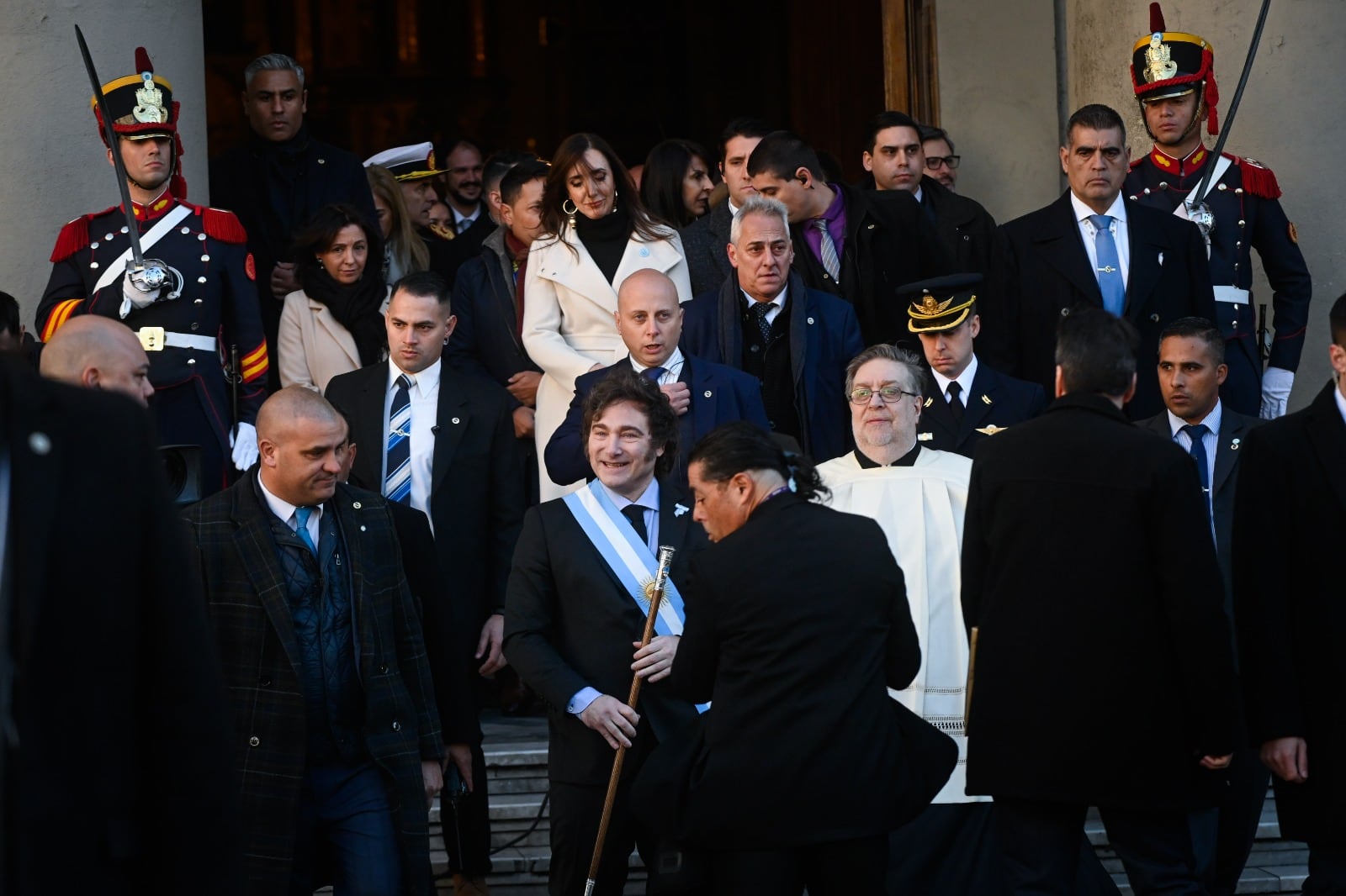 Tedeum 25 de mayo: declaraciones del Obispo y participación de Milei. Foto: Clarín.