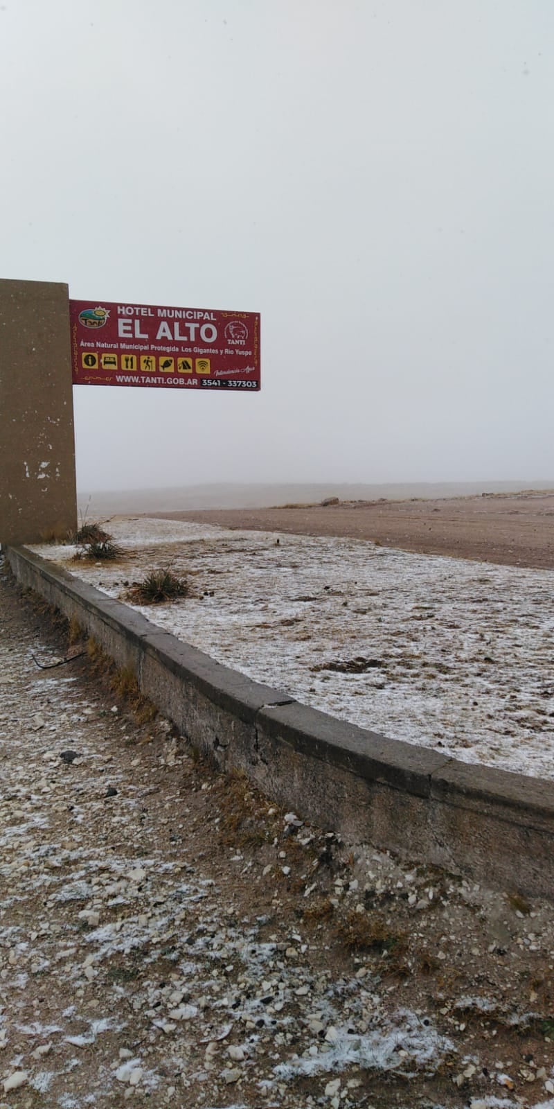 Llegó la primavera  y nieva en Los Gigantes