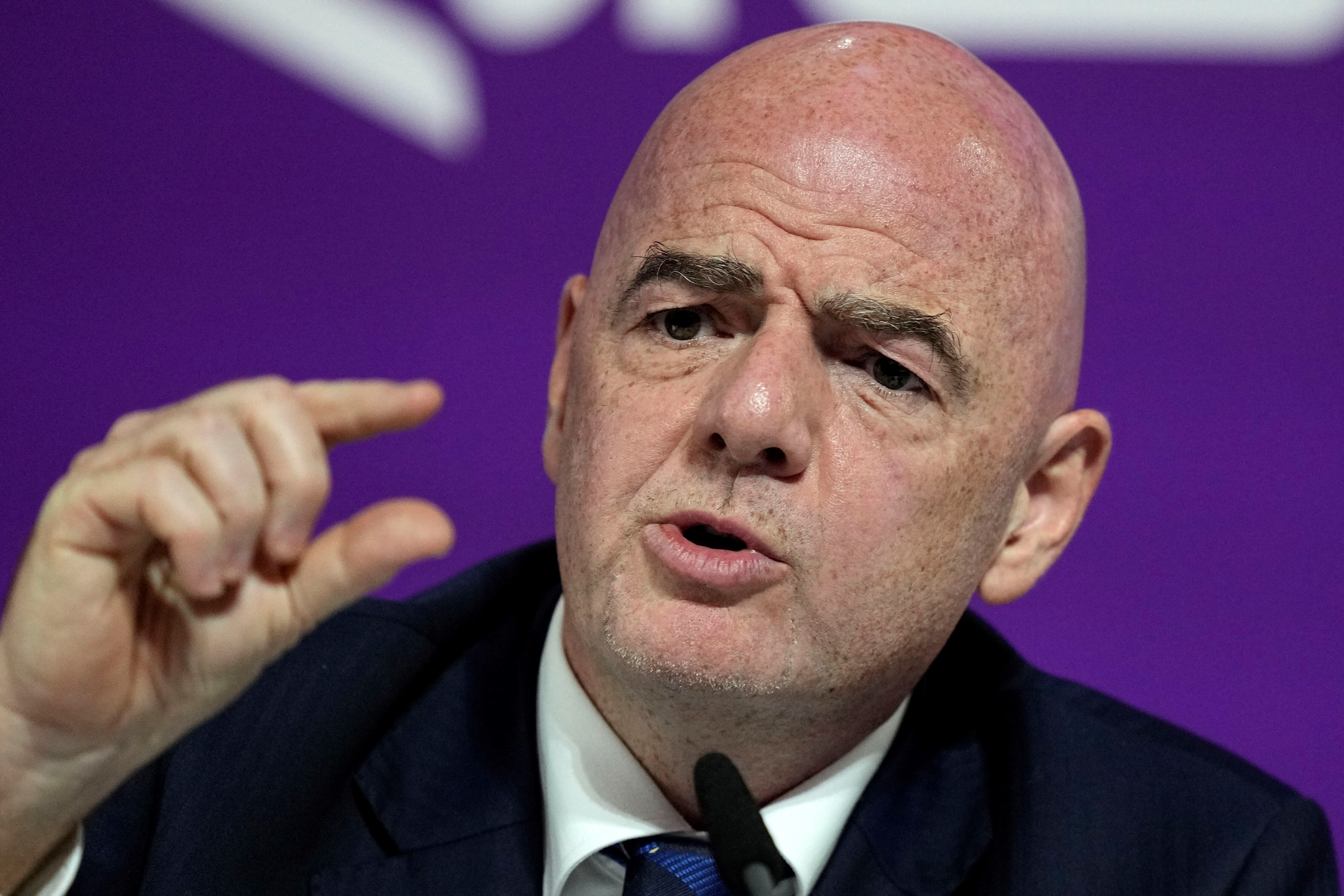 Gianni Infantino, presidente de la FIFA.