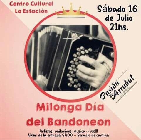 Milonga por el Día del Bandoneón en el Centro Cultural La Estación