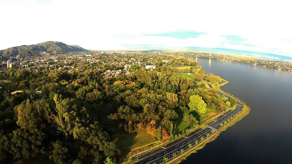 Villa Carlos Paz desde lo alto.