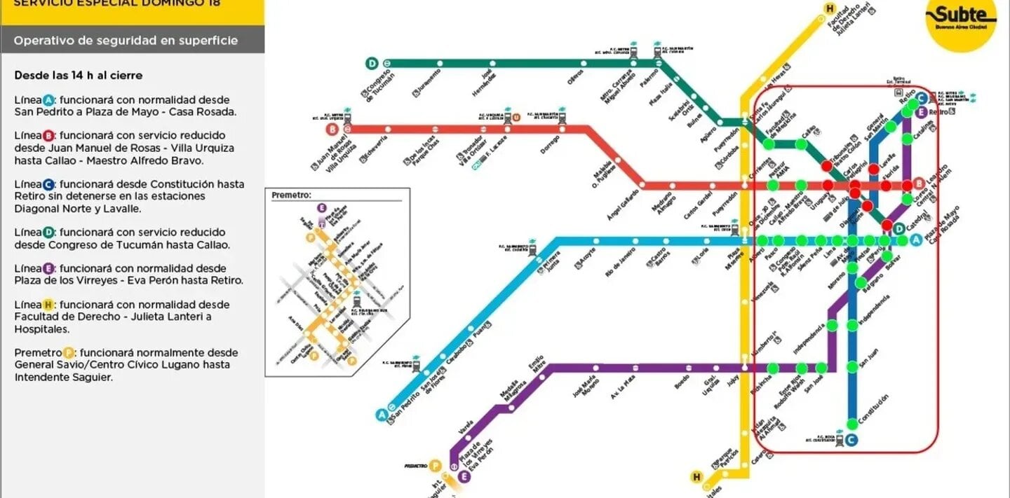 El Gobierno porteño anunció una serie de medidas de seguridad. Cortes en servicios de Metrobús y Subtes.