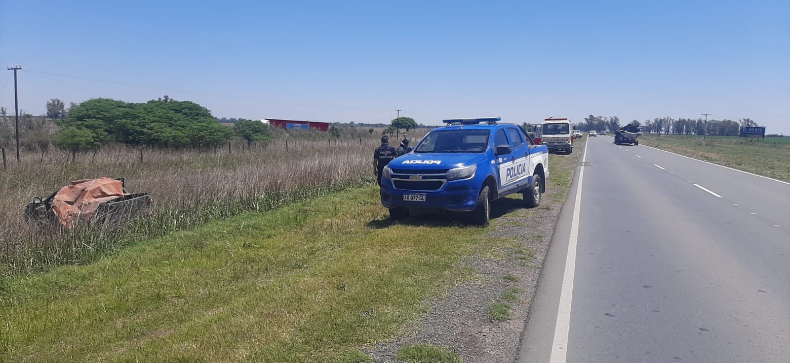 El chico falleció tras el choque entre un camión y una camioneta. (Gentileza)