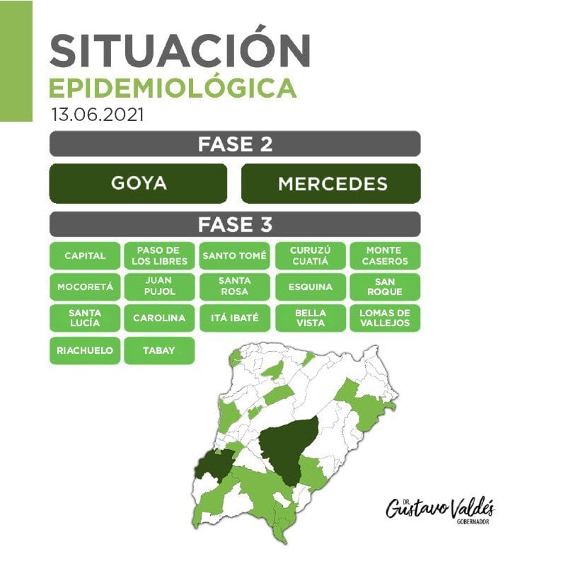 Las restricciones continuarán como desde el pasado 20 de mayo. Toque de queda sanitario desde las 00:00 a las 07:00.