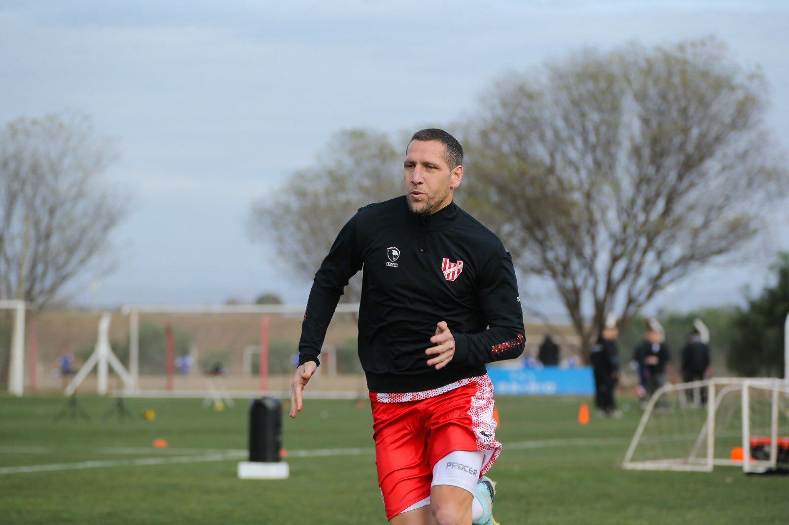 Luciano Aued en su primera práctica junto a Instituto. (Prensa IACC).