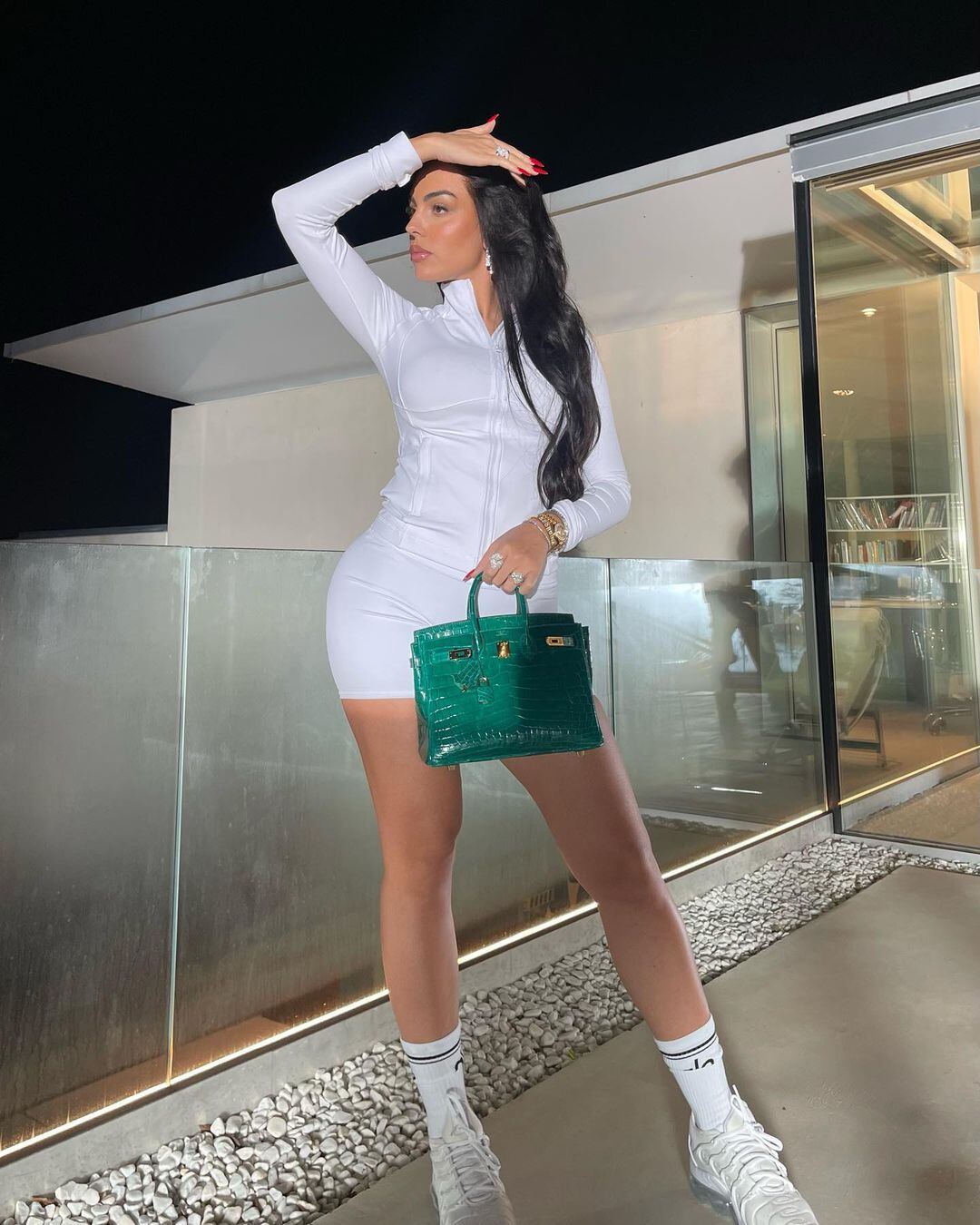 Georgina Rodríguez impactó con su look