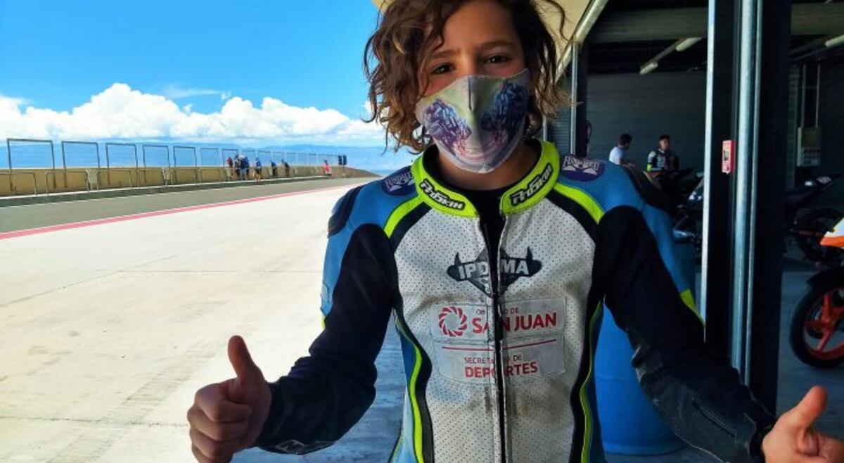 Facundo Mora, el piloto sanjuanino de 15 años que correrá en Brasil