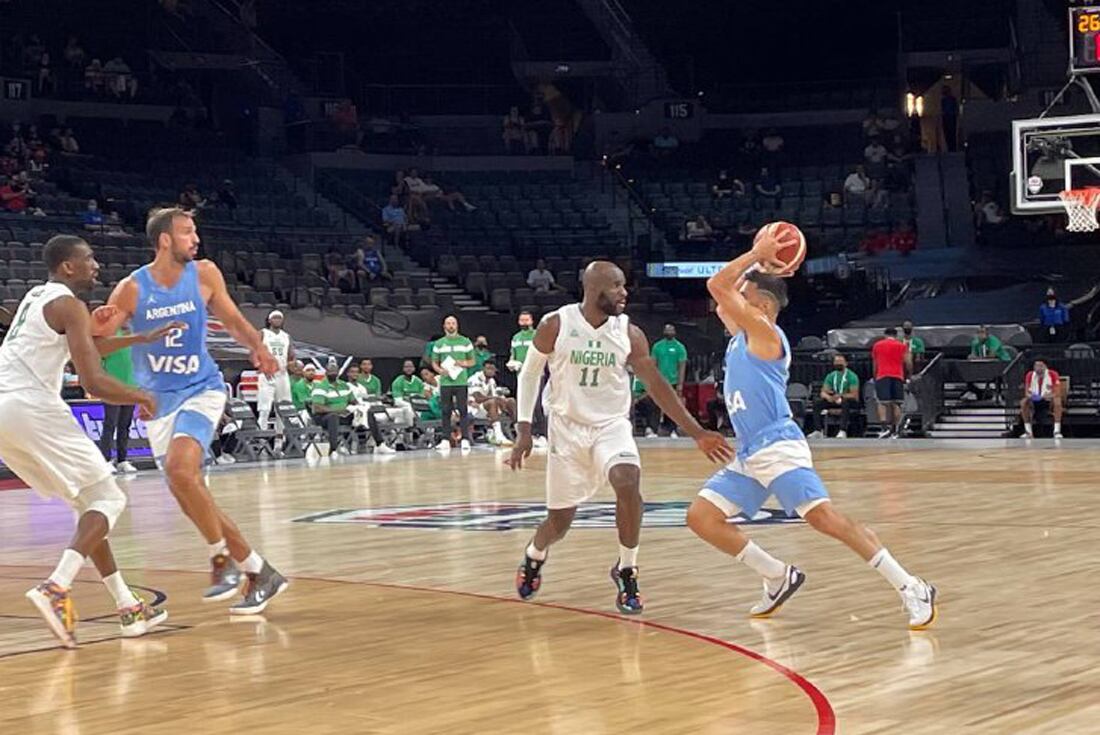 Ante Nigeria, la selección nacional afrontó su segundo partido de preparación para los Juegos Olímpicos. (@cabboficial)