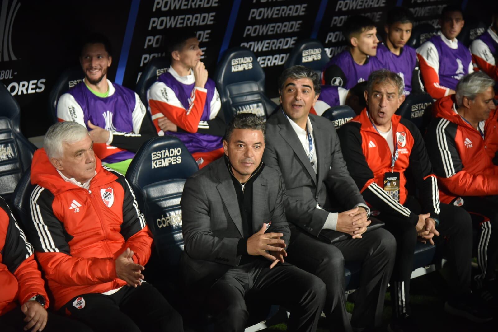 Marcelo Gallardo destacó el triunfo de River en el Kempes ante Talleres. "“El equipo estuvo presente, nos falta mucho, pero resalto eso", dijo el DT. (Facundo Luque / La Voz)