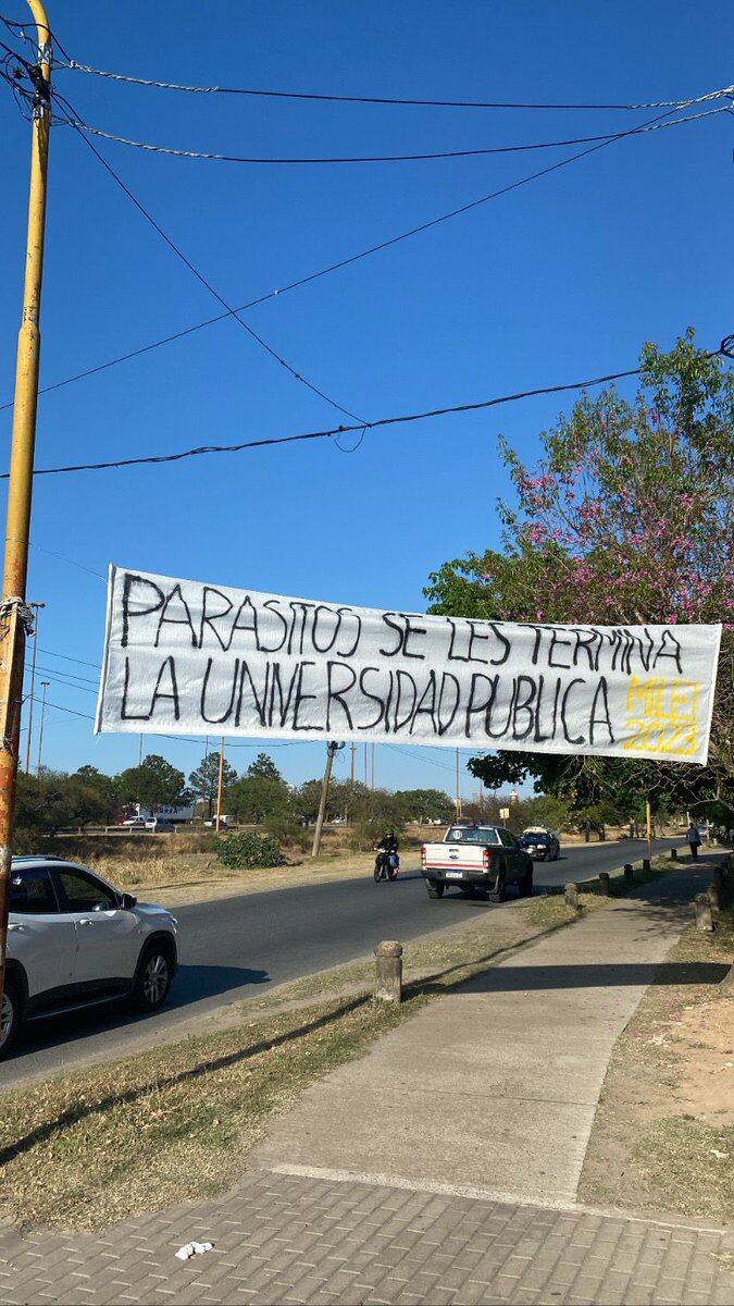 El pasacalle apareció en la Ciudad Universitaria