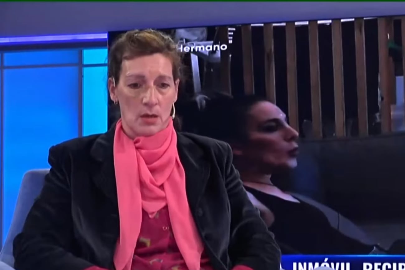 Andrea Scaglione, hermana mayor de "Furia". (Captura)