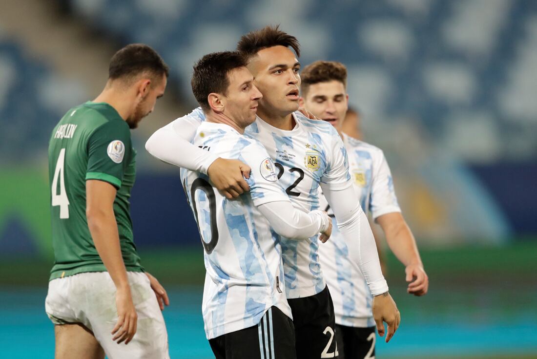 Lautaro Martínez, el otro argentino entre los nominados al Balón de Oro. (AP)