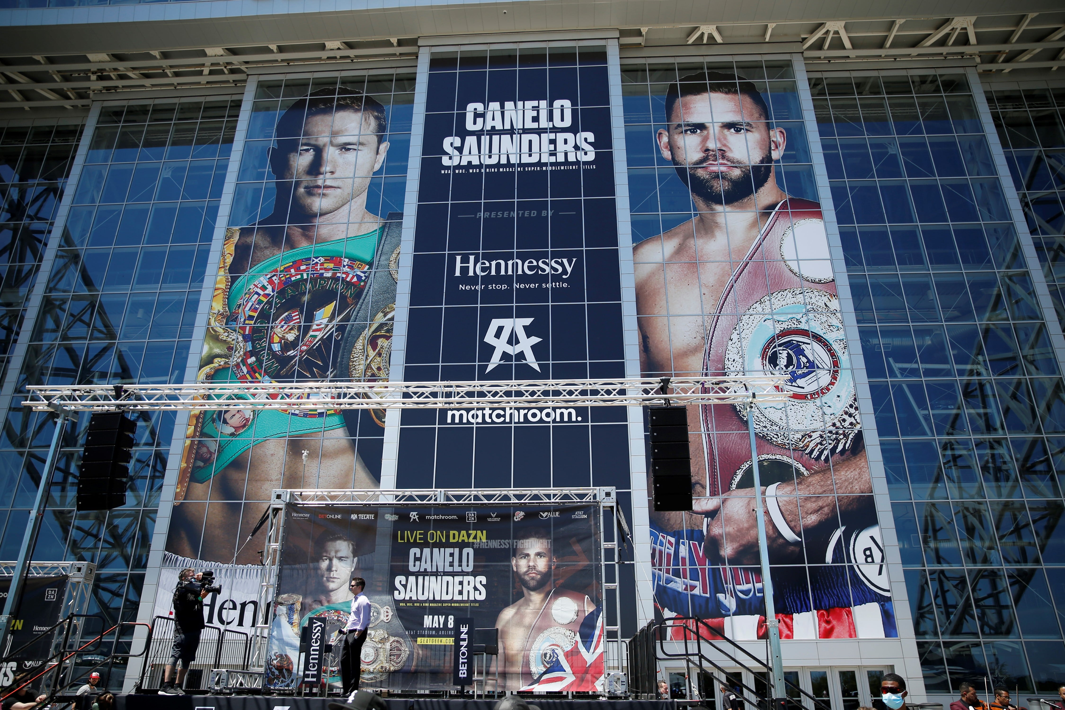 Así son las preparaciones para la gran pelea.