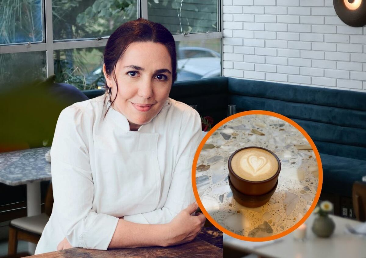 Pidió un café con leche y medialuna en el restaurante de Narda Lepes en junio 2025: cuánto le cobraron