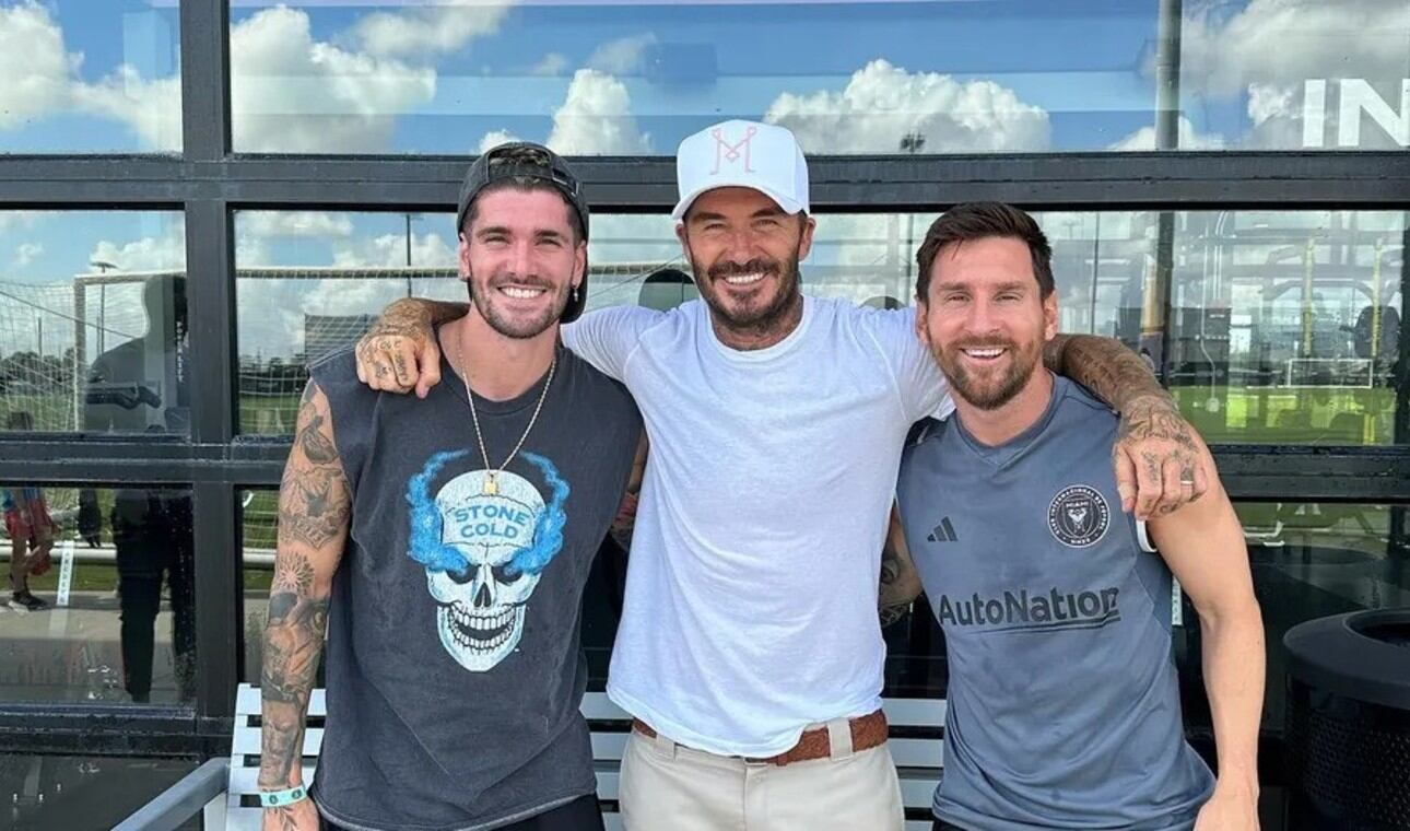 Los tres juntos en Miami