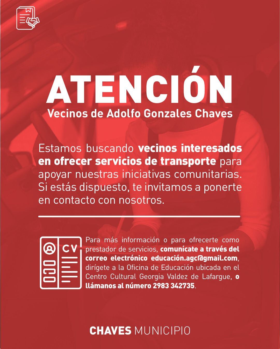 convocatoria para el servicio de transporte escolar