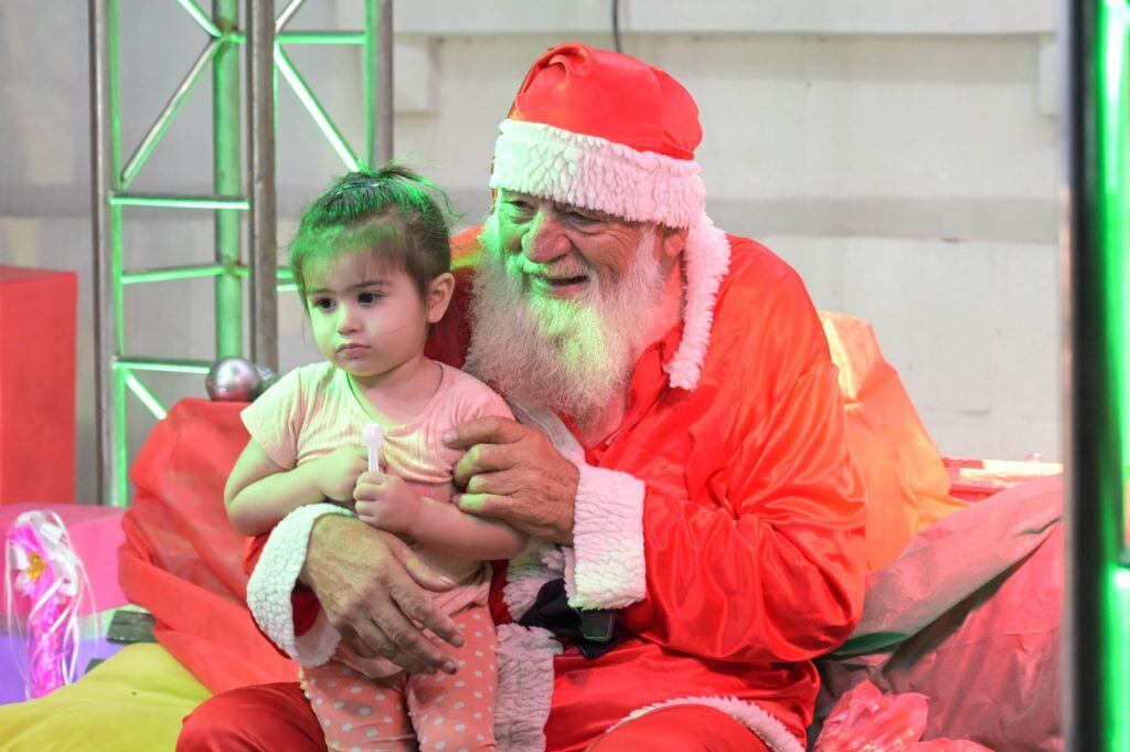 Papá Noel de visita en Arroyito 2023