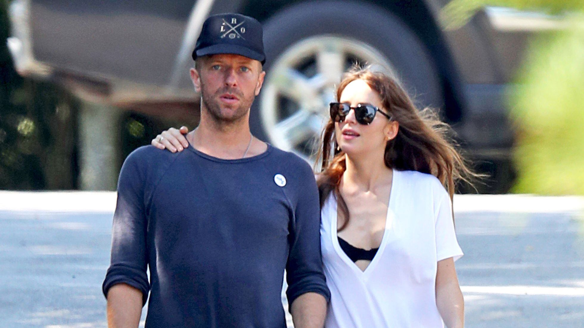 Chris Martin y Dakota Johnson