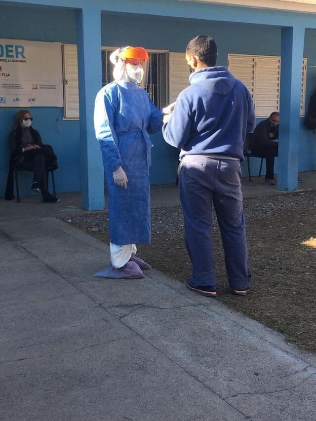 Personal de salud del CEDER Carlos Paz.