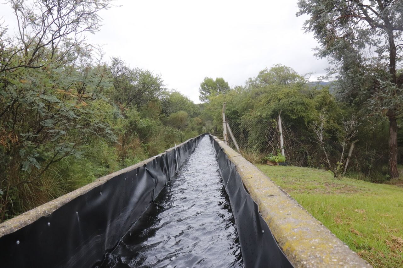 Servicio de Agua nueva geomembrana