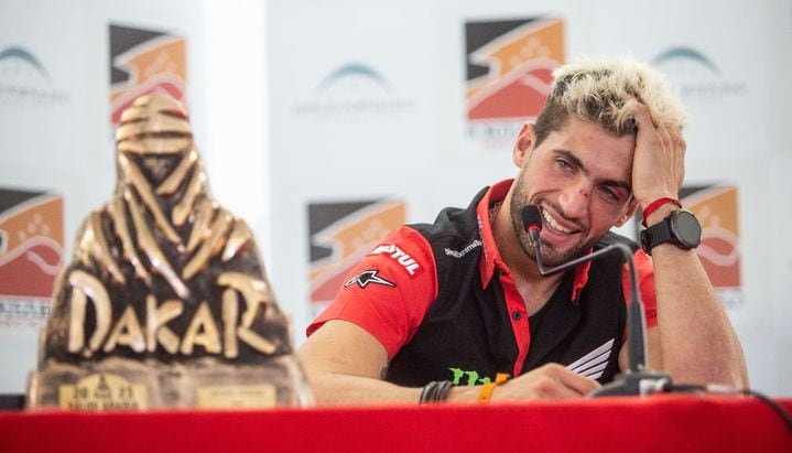 El salteño habló de su futuro con la marca Honda en una conferencia de prensa.