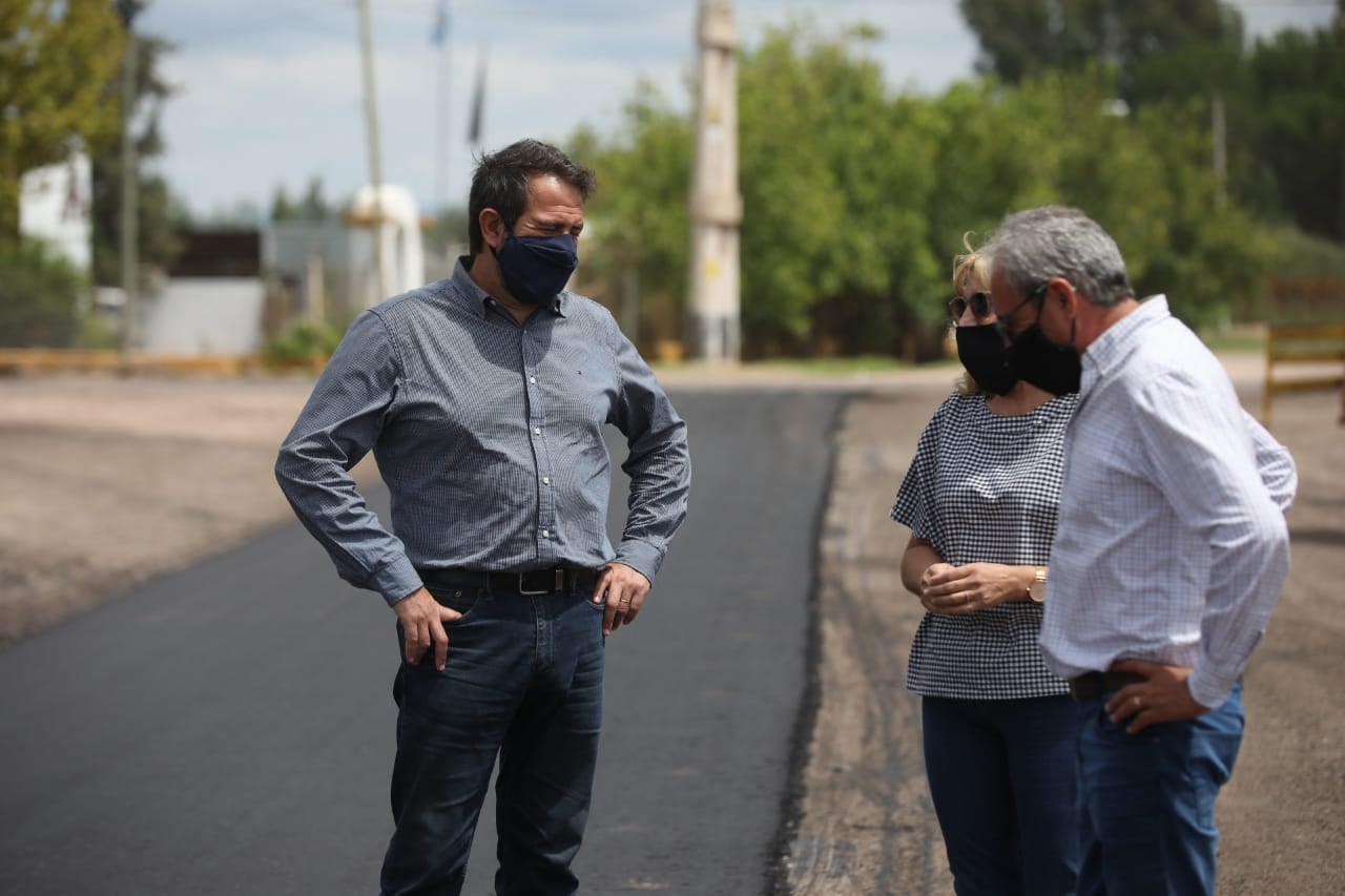 El Ministro de infraestructura, Mario Isgro, visitó San Rafael.