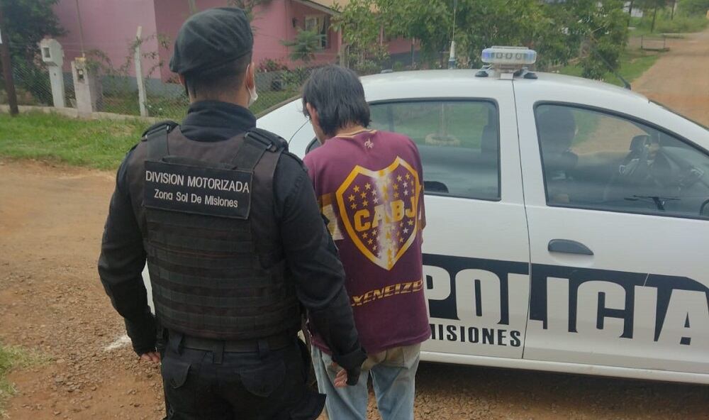 Detienen en Posadas a un individuo por violencia contra su vecino.