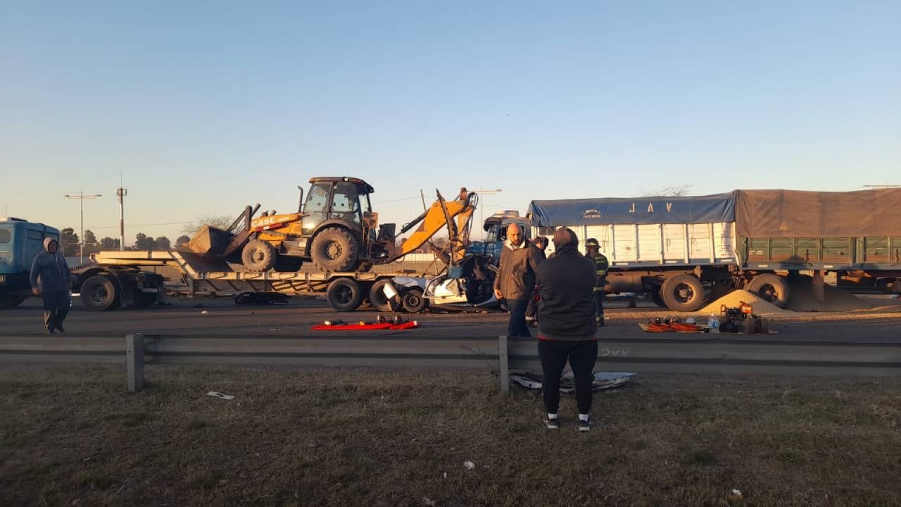 Choque múltiple en avenida Circunvalación